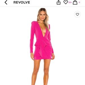 Michael Costello x Revolve Fushia Mini Dress